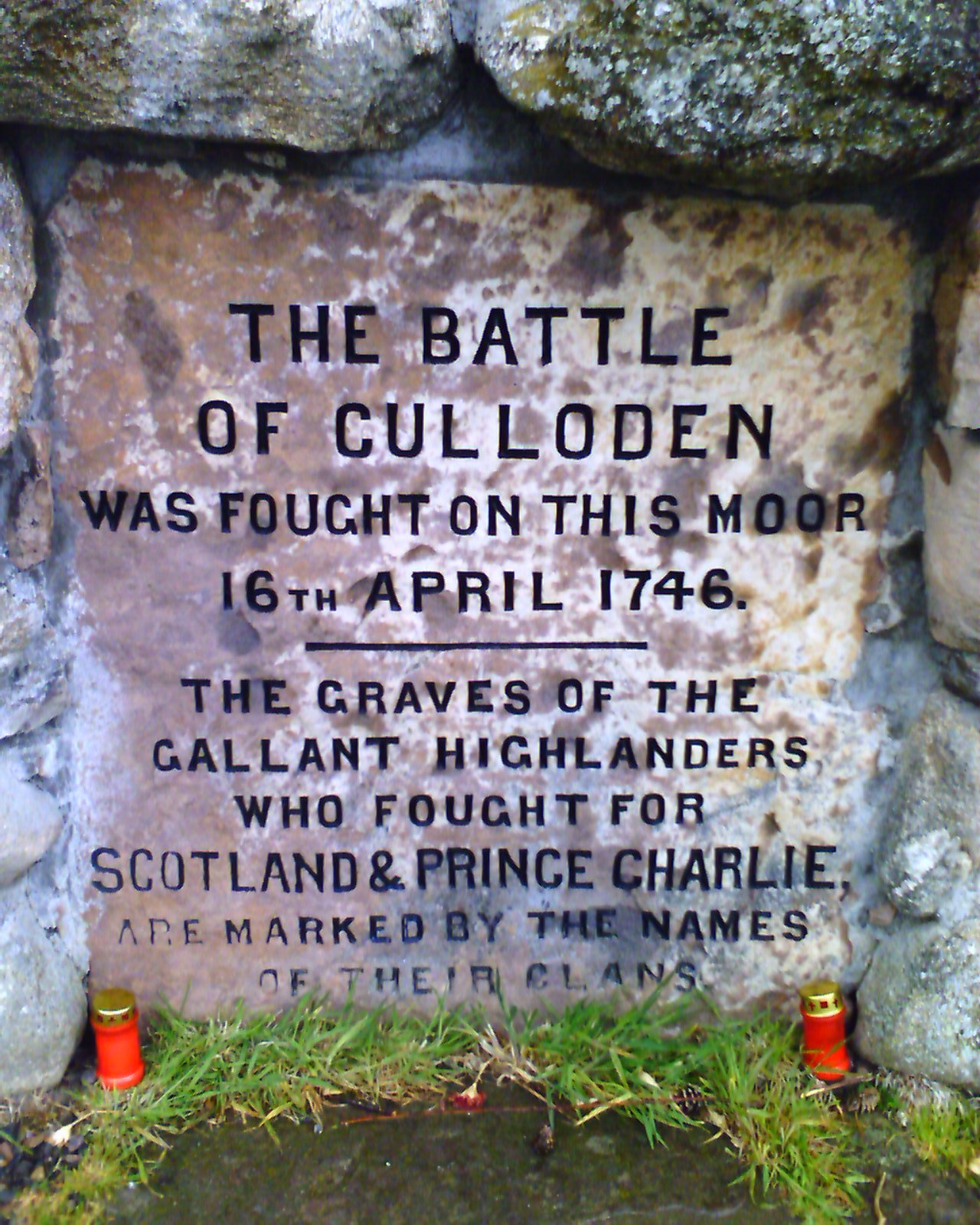 Culloden Plaque