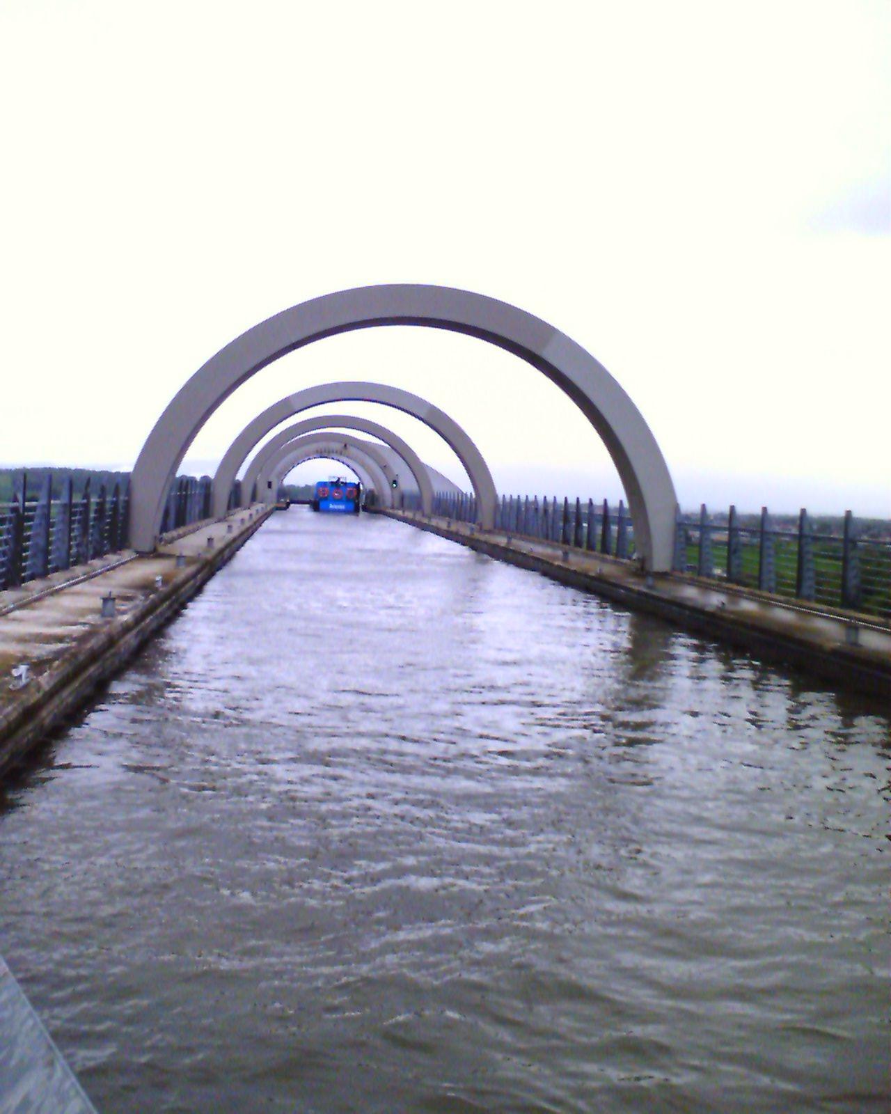 Falkirk Wheel at the Top